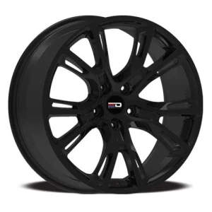 Euro Design – SRT – Black – 18″x8″ 35mm – All weather Wheels – SRT1880R3571GB